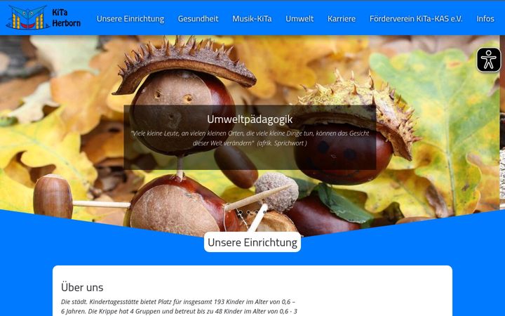 Screenshot of kitaherborn.de