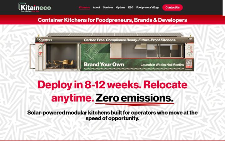 Screenshot of kitaineco.com
