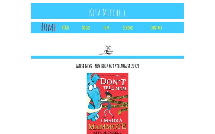 Screenshot of kitamitchell.com