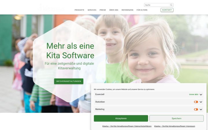 Screenshot of kitaplus.de