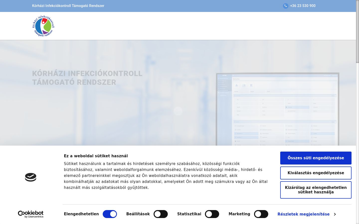 Screenshot des Einwilligungsbanners vor jeglicher Interaktion