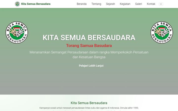 Screenshot of kitasemuabersaudara.com