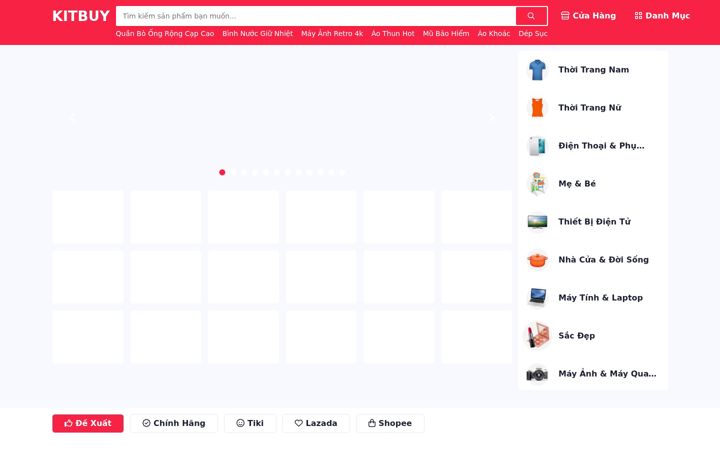 Screenshot of kitbuy.vn