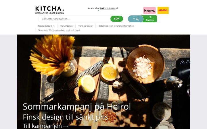 Zrzut ekranu kitcha.se