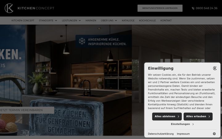 Screenshot of kitchen-concept.de