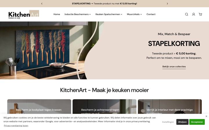 Screenshot of kitchenart.nl
