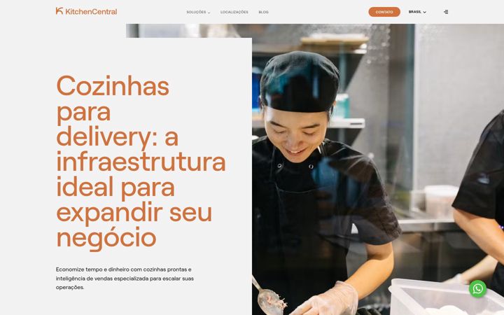 Screenshot of kitchencentral.com.br