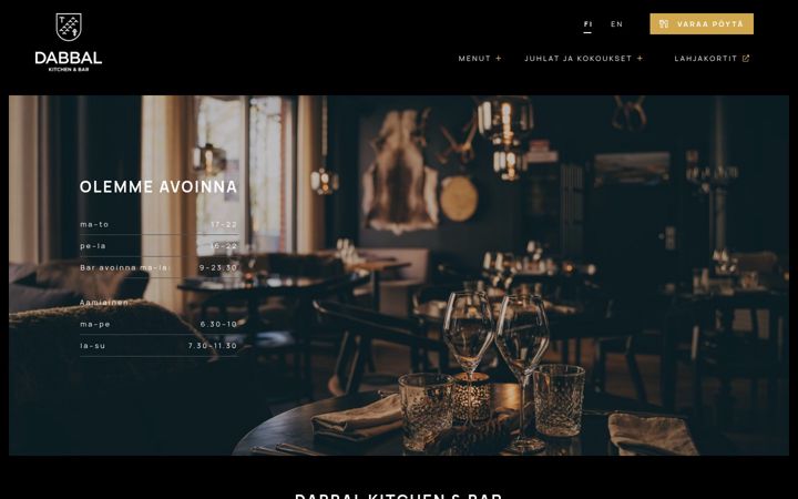 Screenshot of kitchendabbal.fi