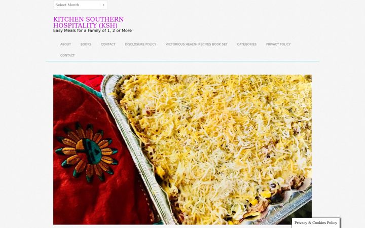 Screenshot of kitchenhospitality.com