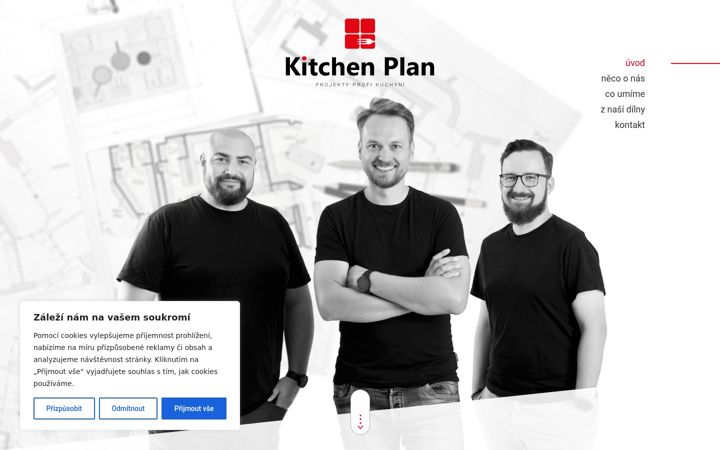 Screenshot of kitchenplan.cz
