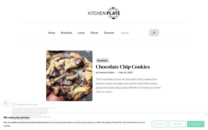 Screenshot of kitchenplate.net