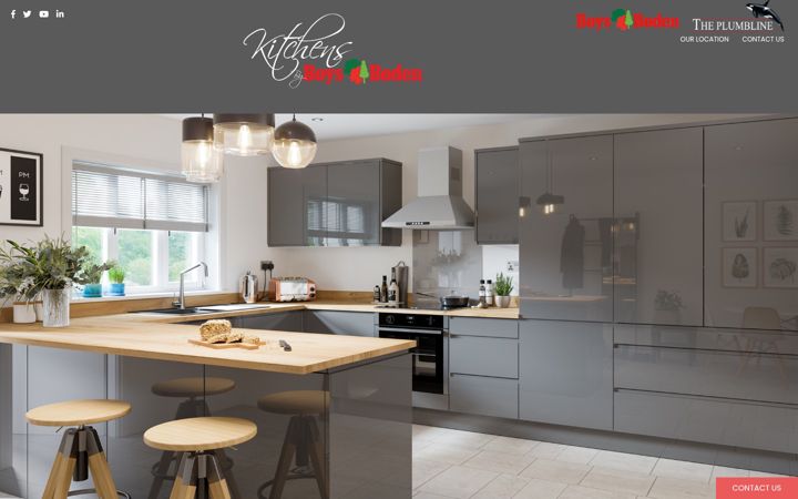 Screenshot of kitchensbyboysandboden.co.uk