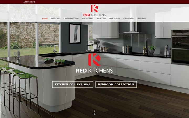 Screenshot of kitchensbyred.com