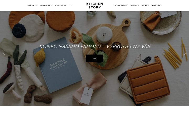 Screenshot of kitchenstory.cz