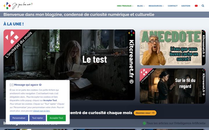 Screenshot of kitcreanet.fr