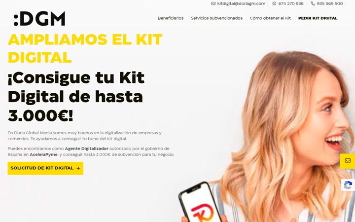 Screenshot of kitdigitaldoria.com