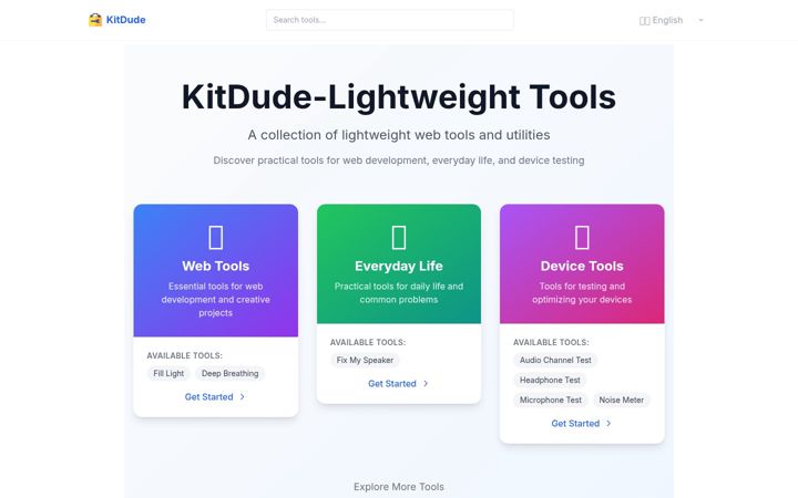Screenshot of kitdude.com