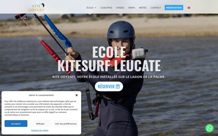 Screenshot of kite-odyssey.com