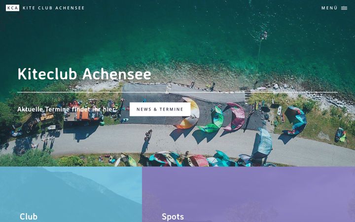 Screenshot of kiteclub-achensee.com