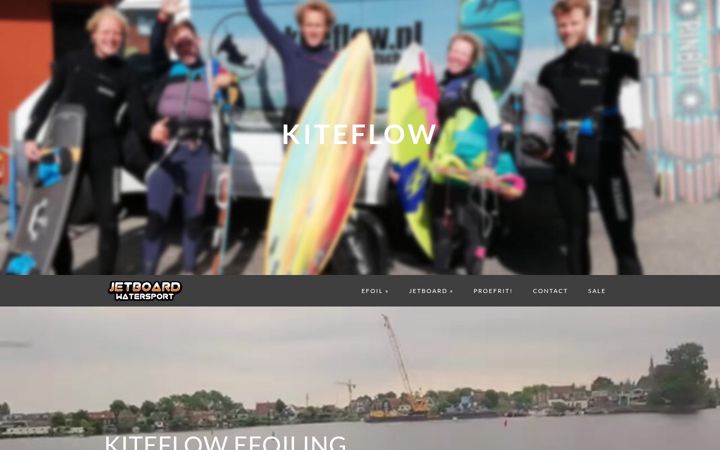 Screenshot of kiteflow.nl