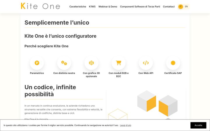 Screenshot of kiteone.it