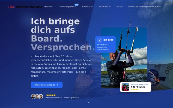 Screenshot of kiteschoolworkum.com