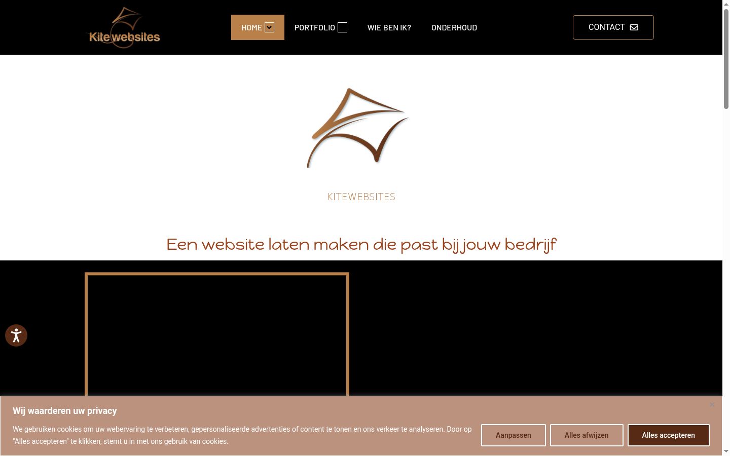 Sutikimo reklamjuostės, rodytos prieš bet kokią sąveiką, ekrano kopija