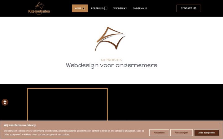 Screenshot of kitewebsites.nl