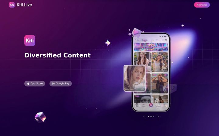 Screenshot of kitichat.com