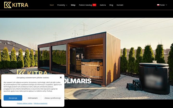 Screenshot of kitra.pl