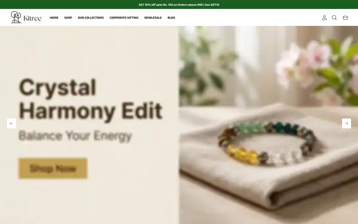 Screenshot of kitree.co.in