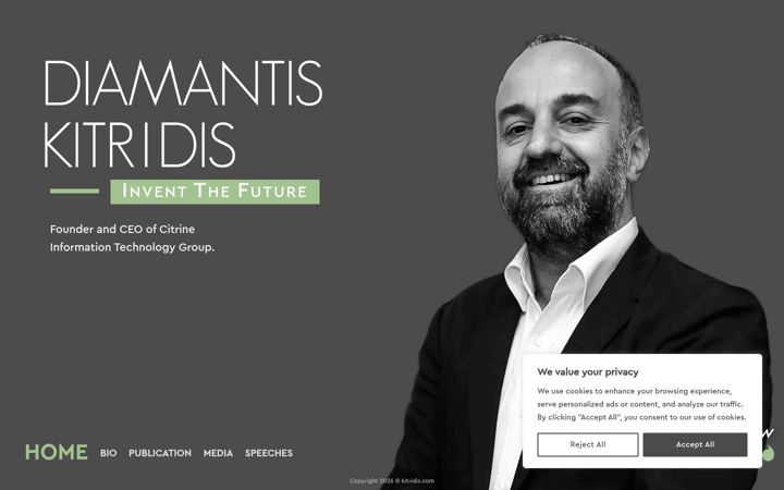 Screenshot of kitridis.com