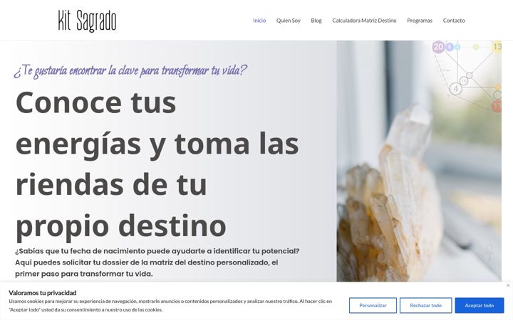 Screenshot of kitsagrado.com