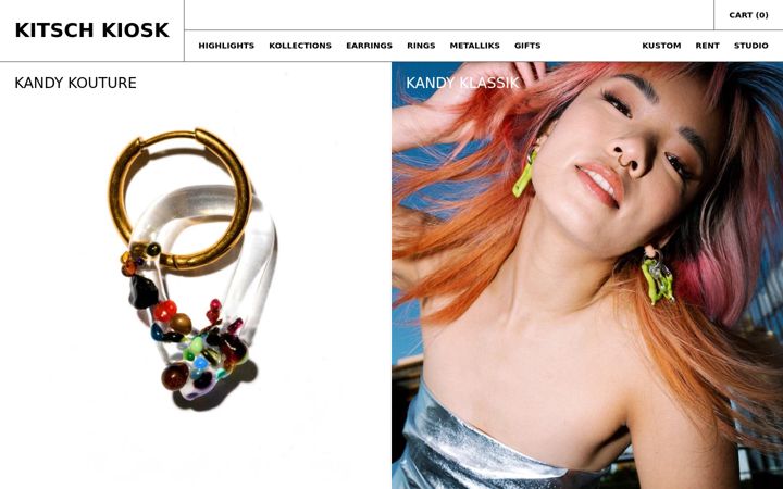 Screenshot of kitschkiosk.com