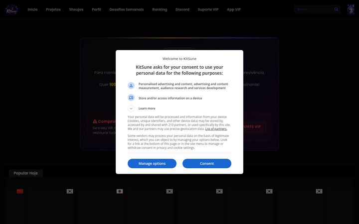 Screenshot of kitsuneyako.com