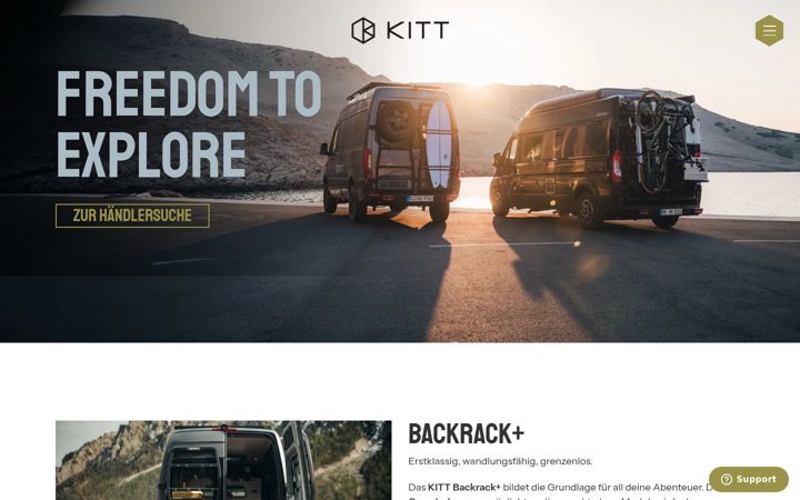 Screenshot of kitt.eu
