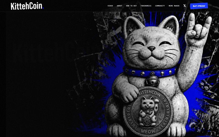 Screenshot of kittehcoin.info