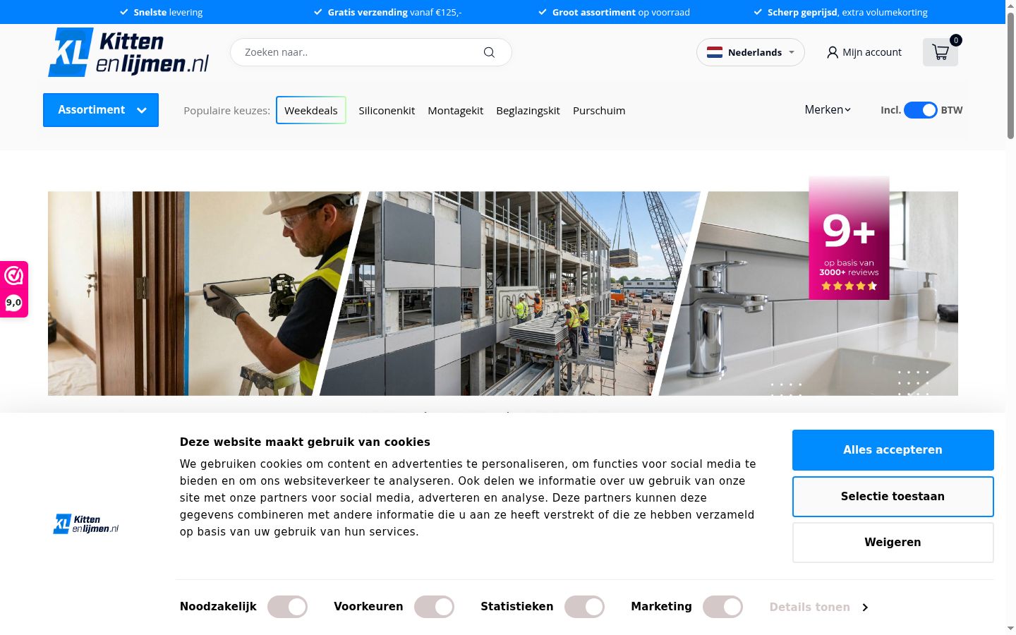 Sutikimo reklamjuostės, rodytos prieš bet kokią sąveiką, ekrano kopija