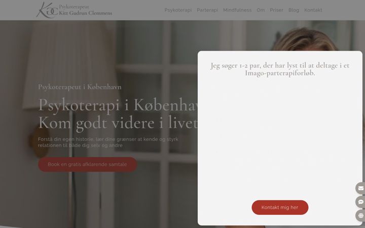 Screenshot του kittgudrunclemmens.dk