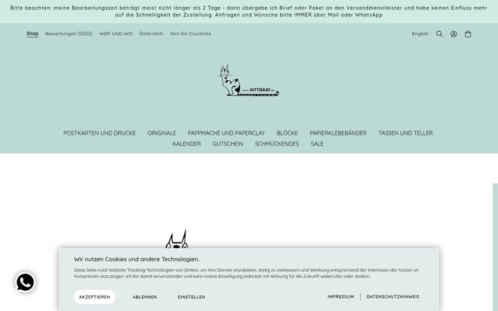 Screenshot of kittiekat.de