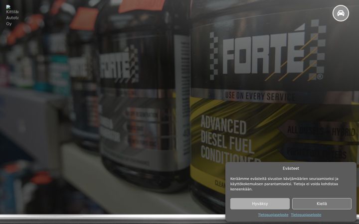 Screenshot of kittilanautotarvike.fi