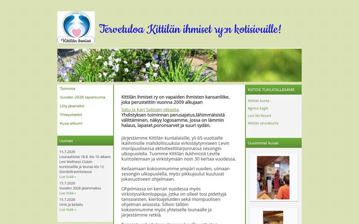 Screenshot of kittilanihmiset.fi