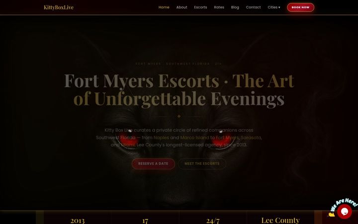 Screenshot of kittyboxlive.com