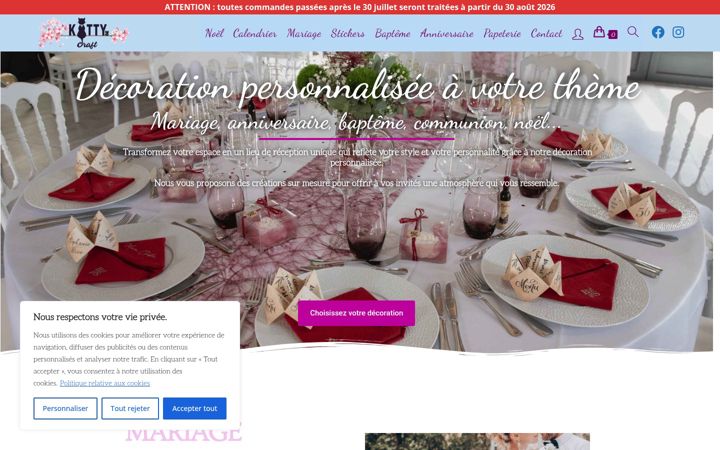 Screenshot of kittycraftandco.com