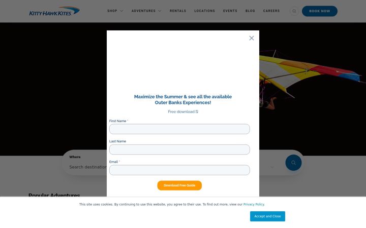 Screenshot of kittyhawk.com