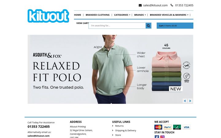 Screenshot of kituout.com