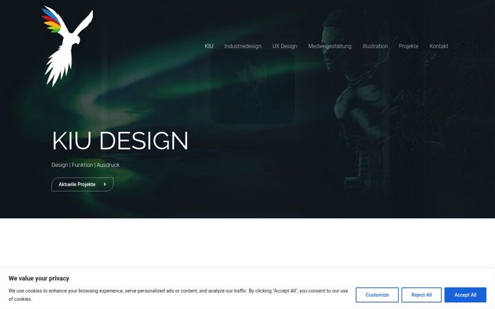 Screenshot of kiu-design.de