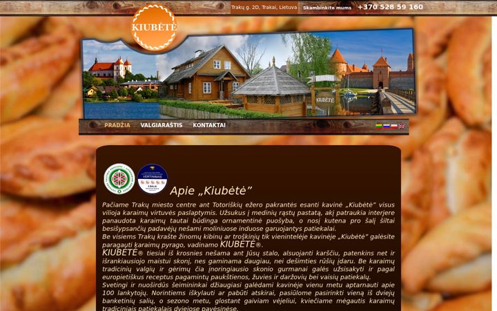 Screenshot of kiubete.lt
