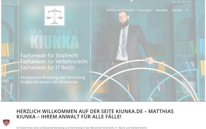 Screenshot of kiunka.de