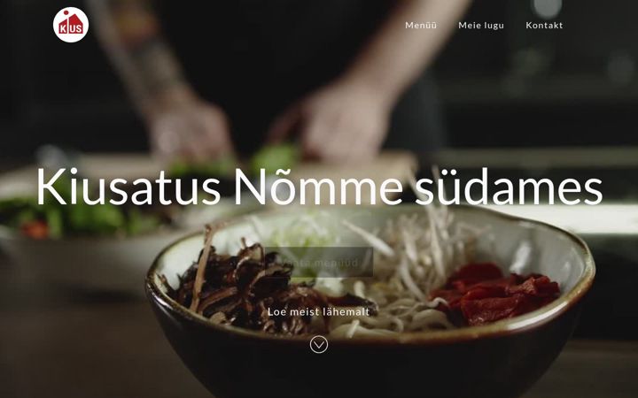 Screenshot of kius.ee